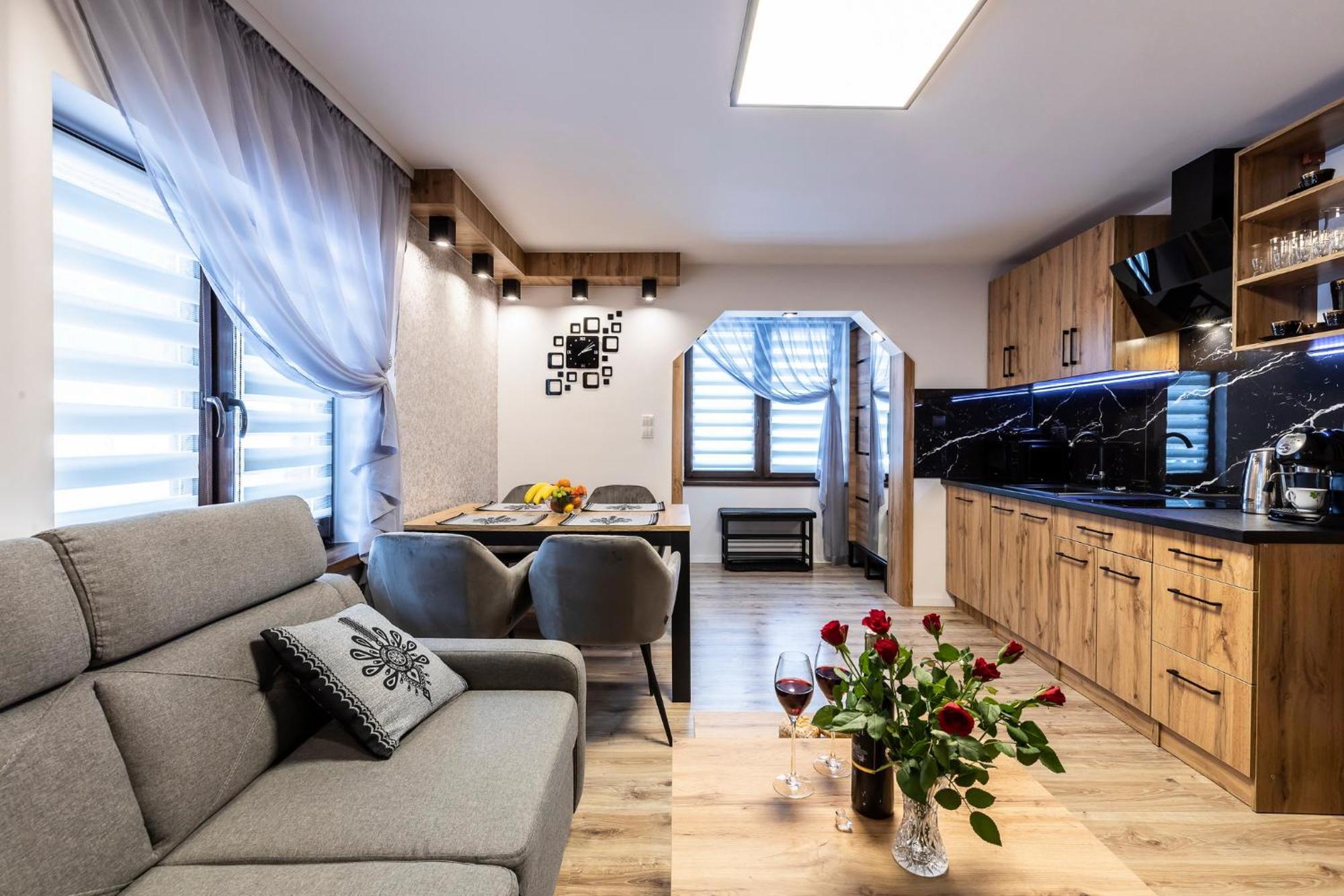 Apartament Tatravika Z Basenem I Widokiem Kościelisko Exteriör bild