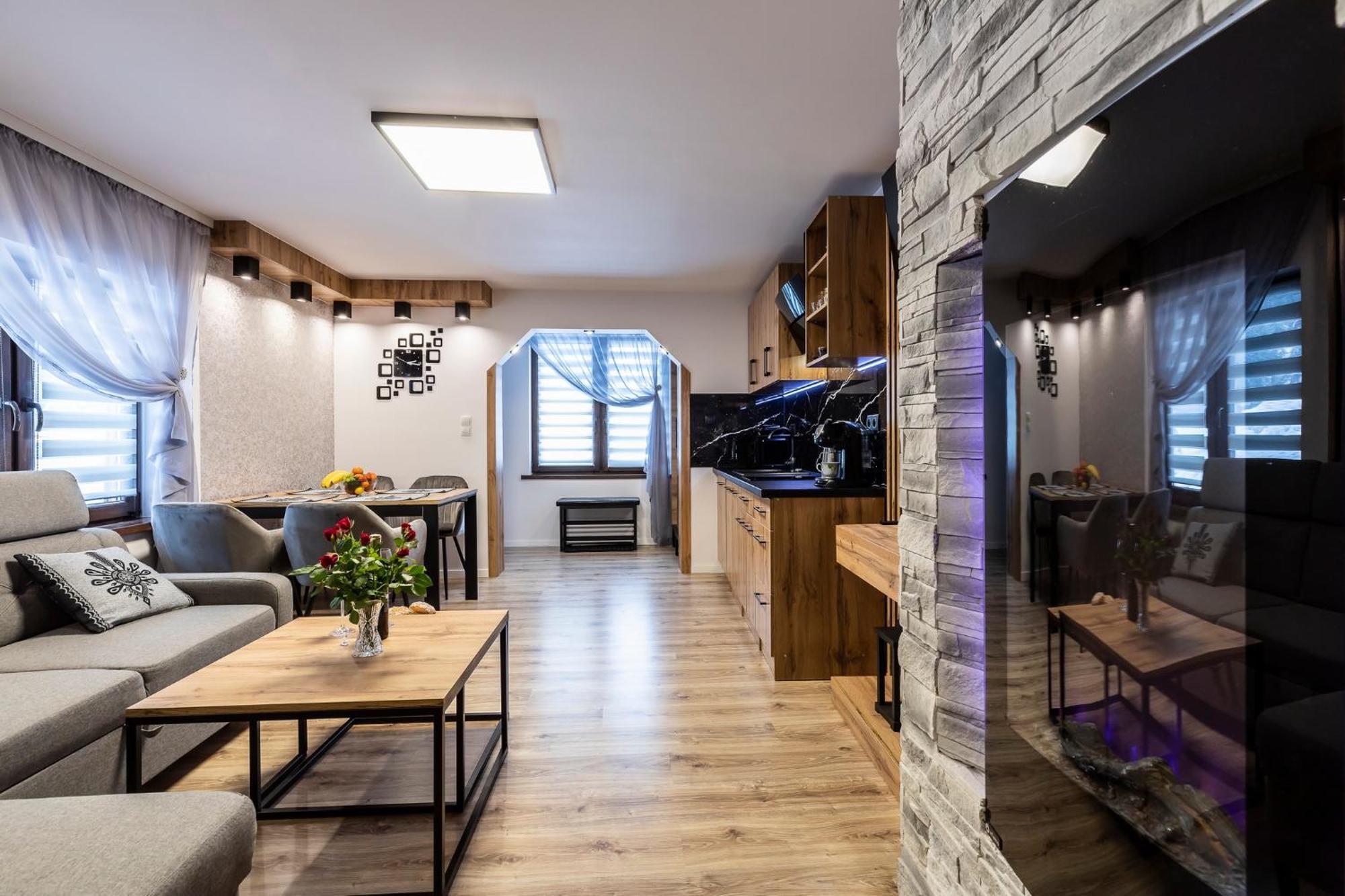 Apartament Tatravika Z Basenem I Widokiem Kościelisko Exteriör bild