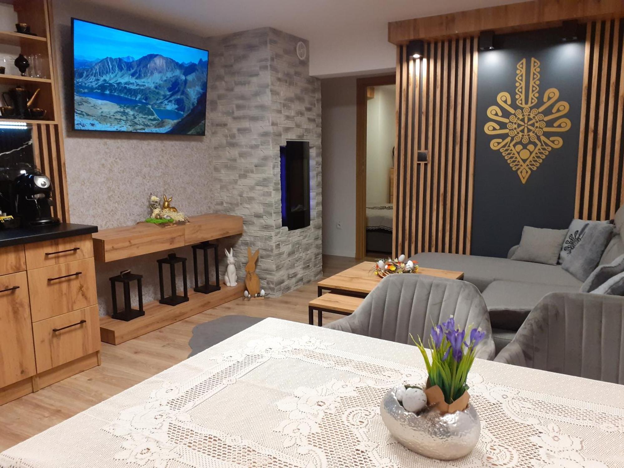Apartament Tatravika Z Basenem I Widokiem Kościelisko Exteriör bild